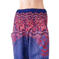 Harembroek Large Mandala blauw